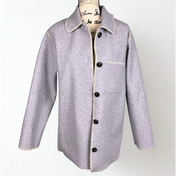 Z Supply Jackets & Blazers - Z Supply Olivia Jacket Sz Small Whipstitch Accent Lagenlook Quiet Money Coastal